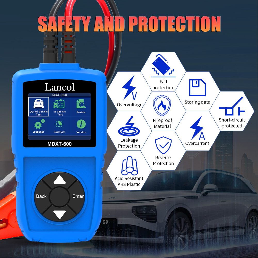 Battery Load Tester - Lancol MDXT600 araba pil test cihazı