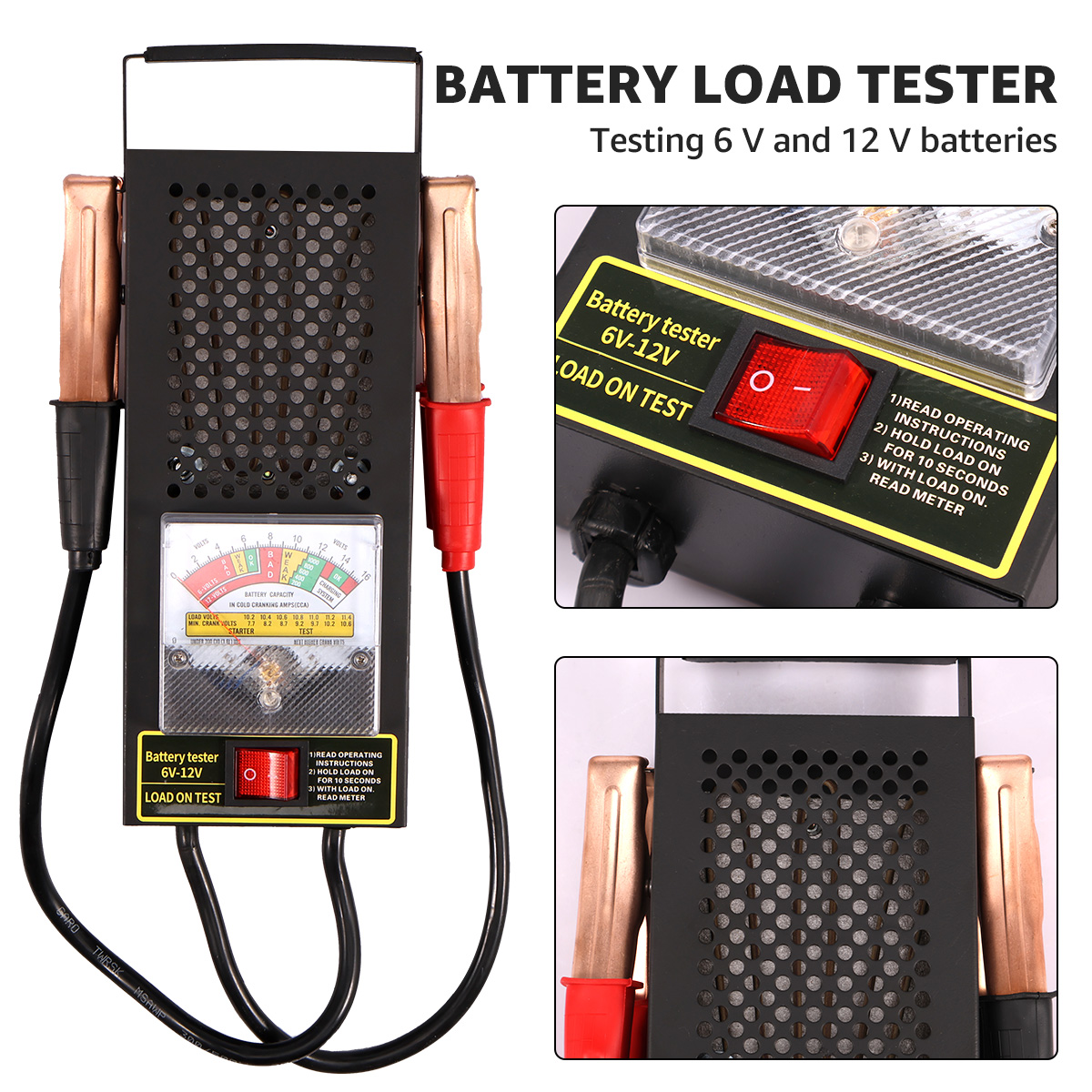 Araç Akü Yük Test Cihazı 6 V-1 - Battery Load Tester incelemesi ve fiyatı