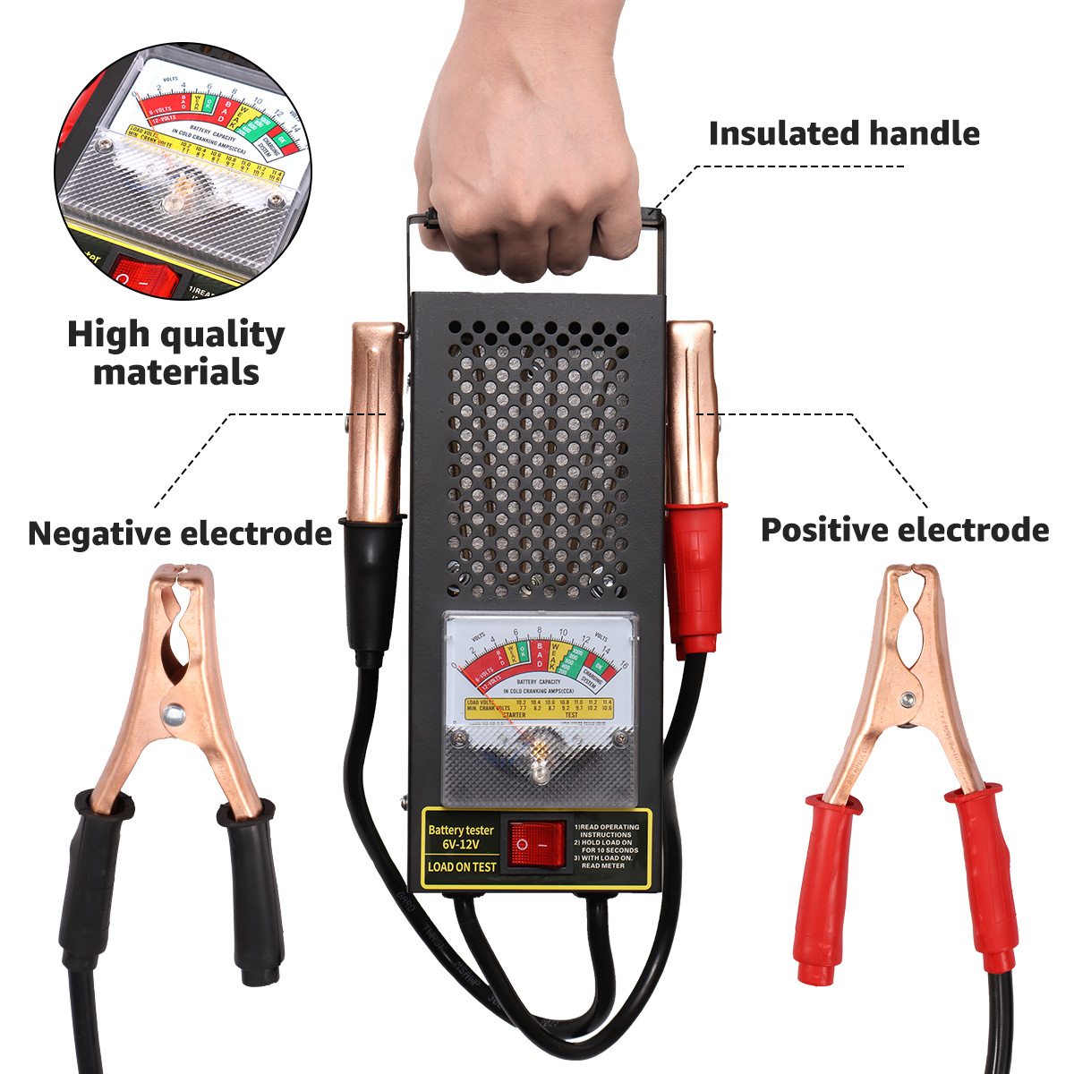 Araç Akü Yük Test Cihazı 6 V-1 - Battery Load Tester incelemesi ve fiyatı