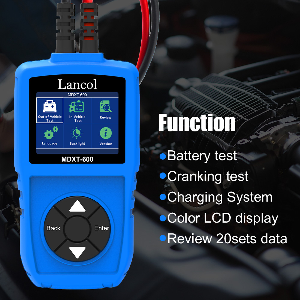 Lancol MDXT600 araba pil test  - Battery Load Tester incelemesi ve fiyatı